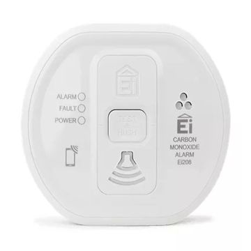 Carbon Monoxide Alarm w/Radiolink 230VAC 120x105x45mm