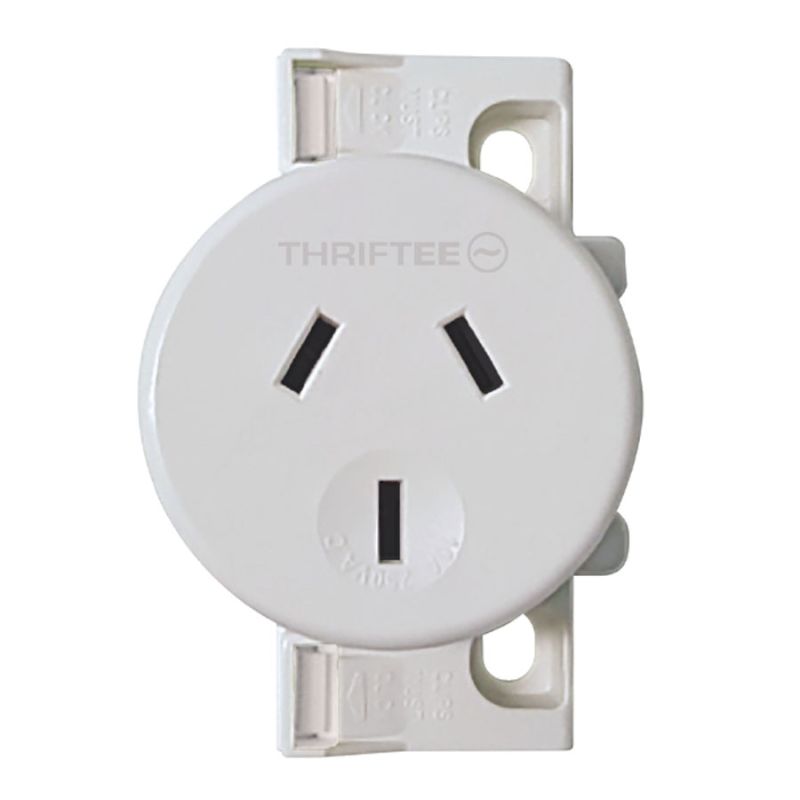 Plug Base QC 10A 250V Three Pins - Go Electrical