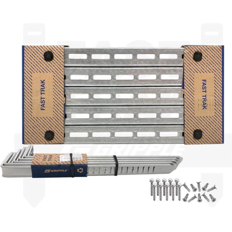 FastTrak Kit - 5x 970?mm Brackets 10x 1000?mm Tracks with M6 Bolts ...