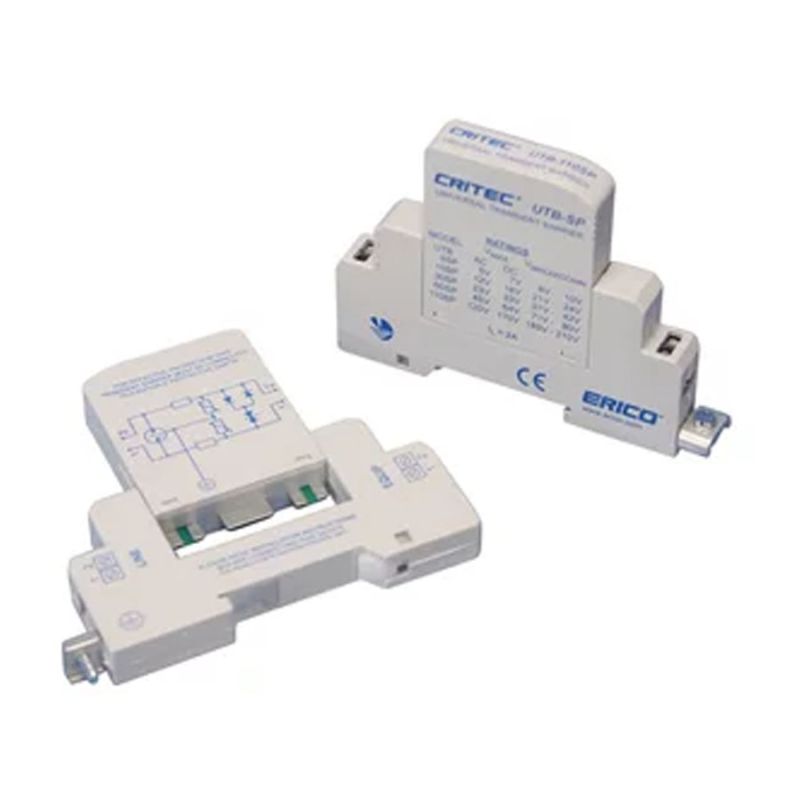 Nvent Universal Transient Barrier Single Pair 10-21VAC/15-30VDC 2A 20kA ...