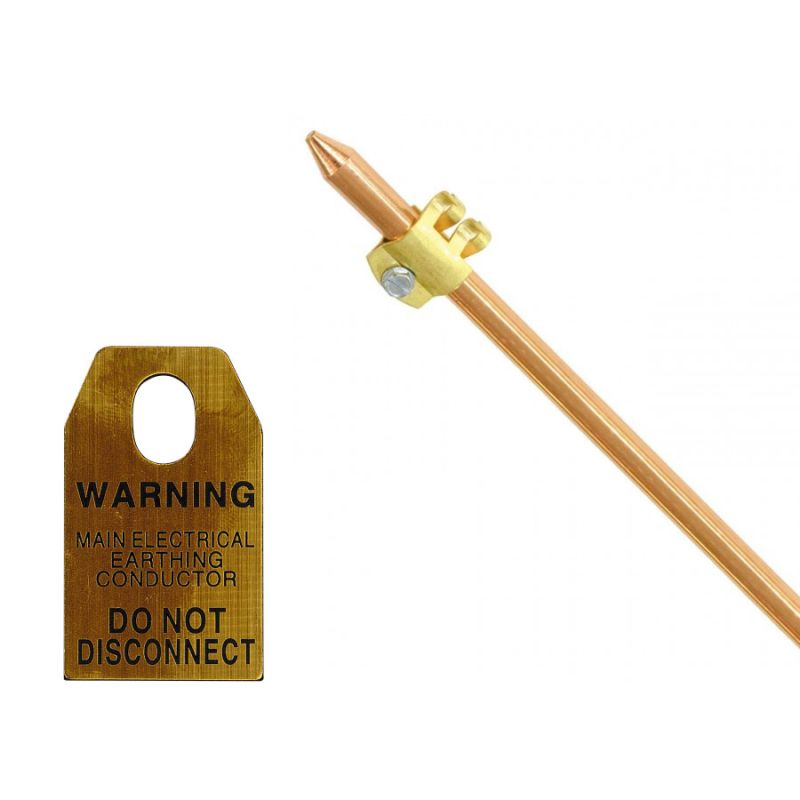 PowerForce Copper Clad Earth Rod Copper 13mm Diameter 1400 mtr Length ...