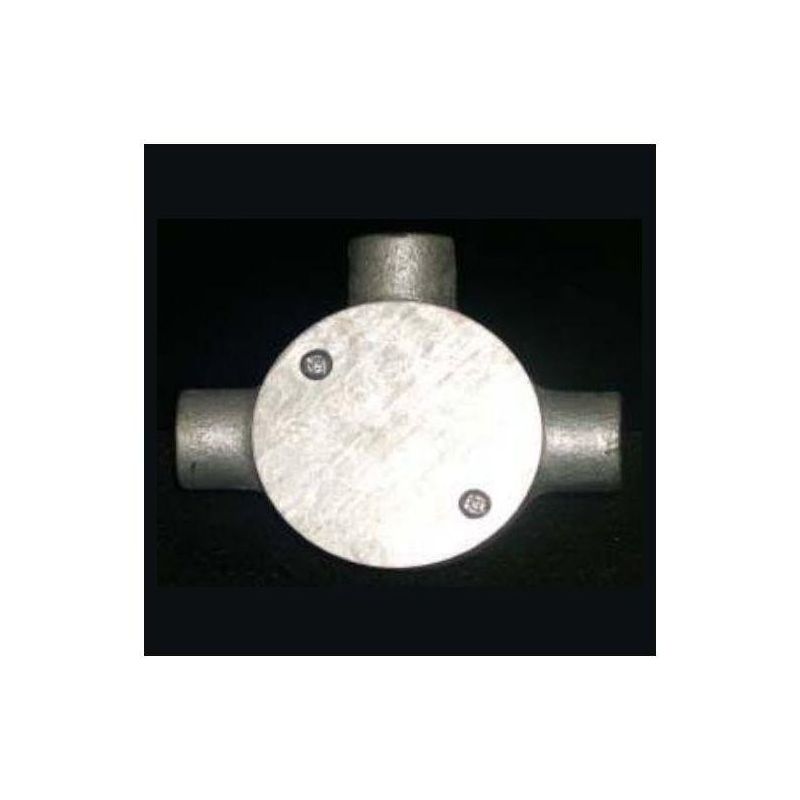 25mm Locfit Conduit Box 3 way | Go Electrical
