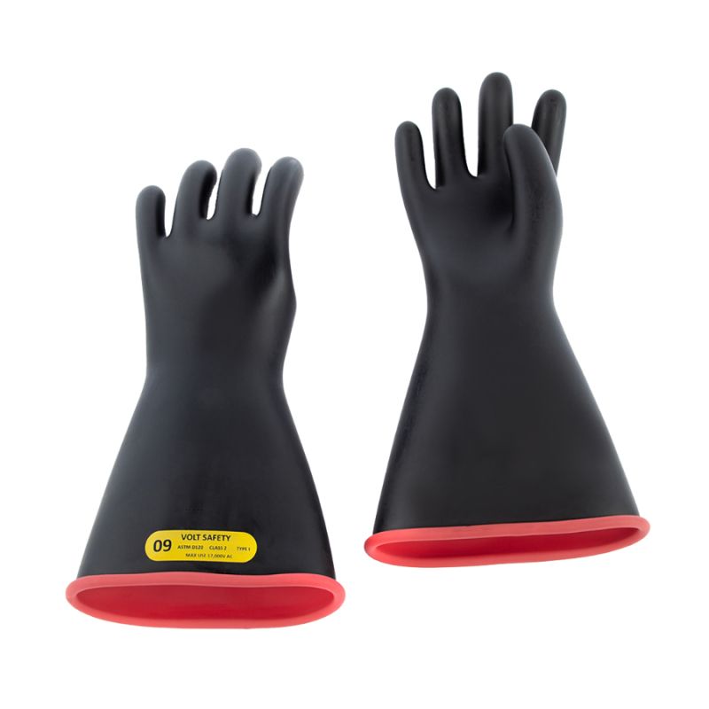 Insulated Glove Class 2 17kV IEC 410mm size 9 | Go Electrical