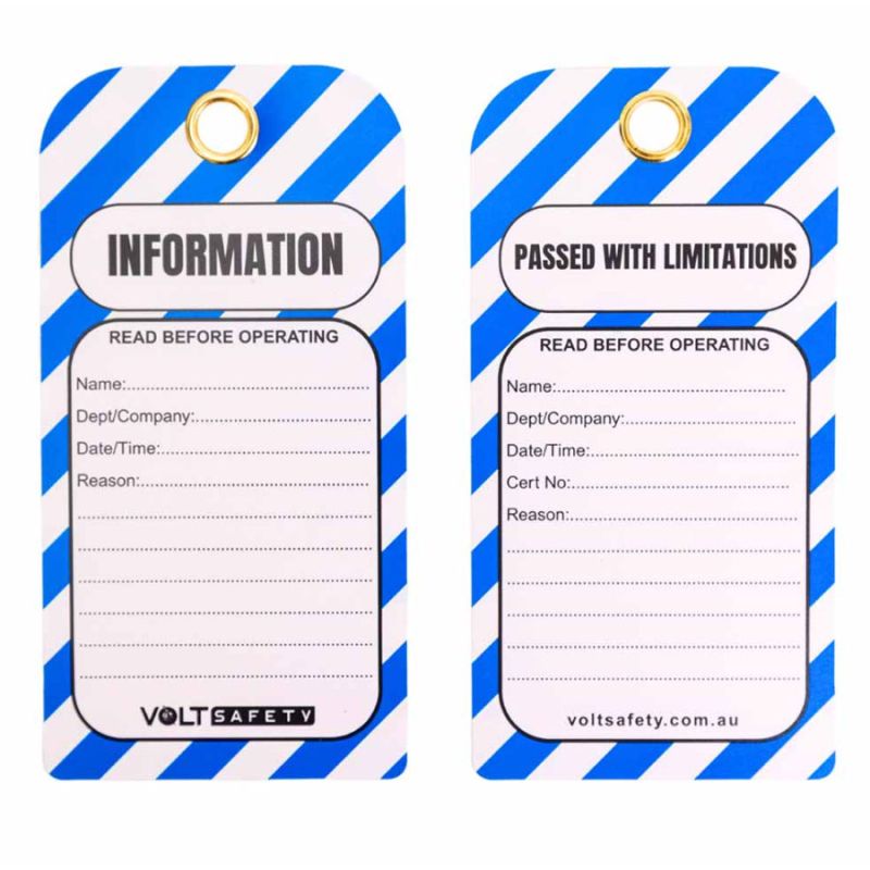 Lockout Tag Equipment Information - Volt Safety | Go Electrical