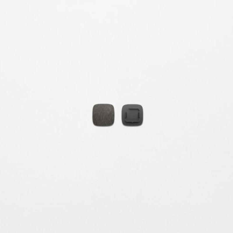 ZETR Closed H Shape Button Cover with HPM Fitting in Black Steel | Go ...