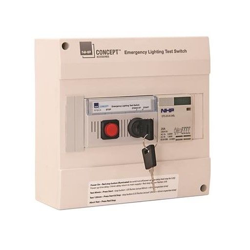 Emer Light Key Operated Enclosed Emer Lighting - Go Electrical