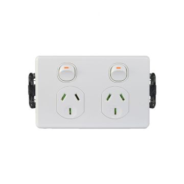 Power Point 2G 10A 250V Easy Fit Bracketless Mounting