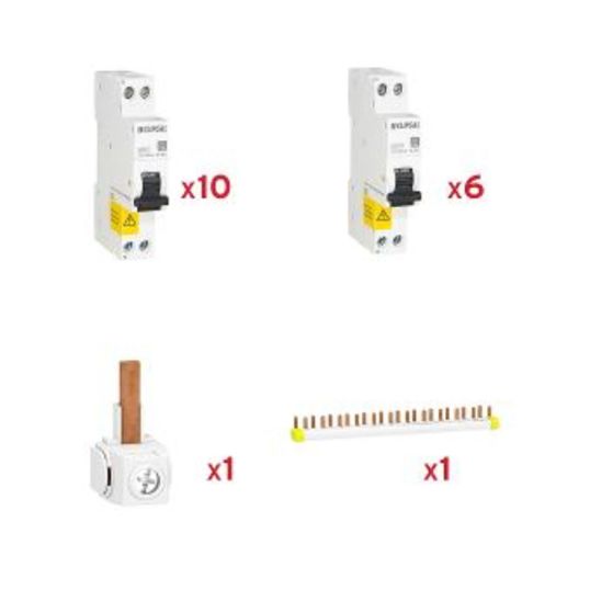 Clipsal Resi MAX Promo Kit1 10x20A 6x10A RCBO's | Go Electrical