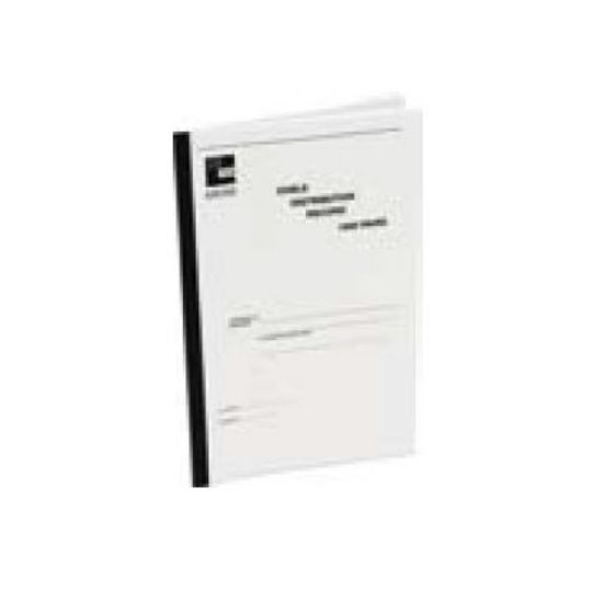 Krone TruNet Cable Distribution Record Book 100 Pair | Go Electrical