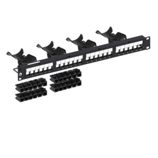 Net Inlet Patch Netconnect Patch Panel Discrete Distribution Module Straight Cat6A UTP ...